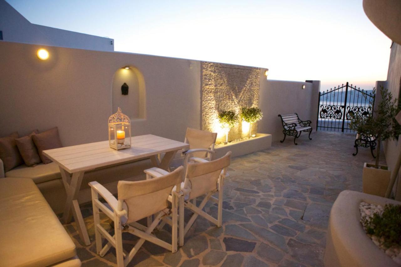 Sunset View Villa Santorini - With Outdoor Jacuzzi Firostefani Exteriör bild